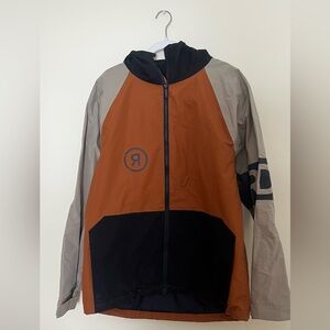 Ride Men’s Snowboard Shell Jacket, excellent condition, Size Large, Orange/tan
